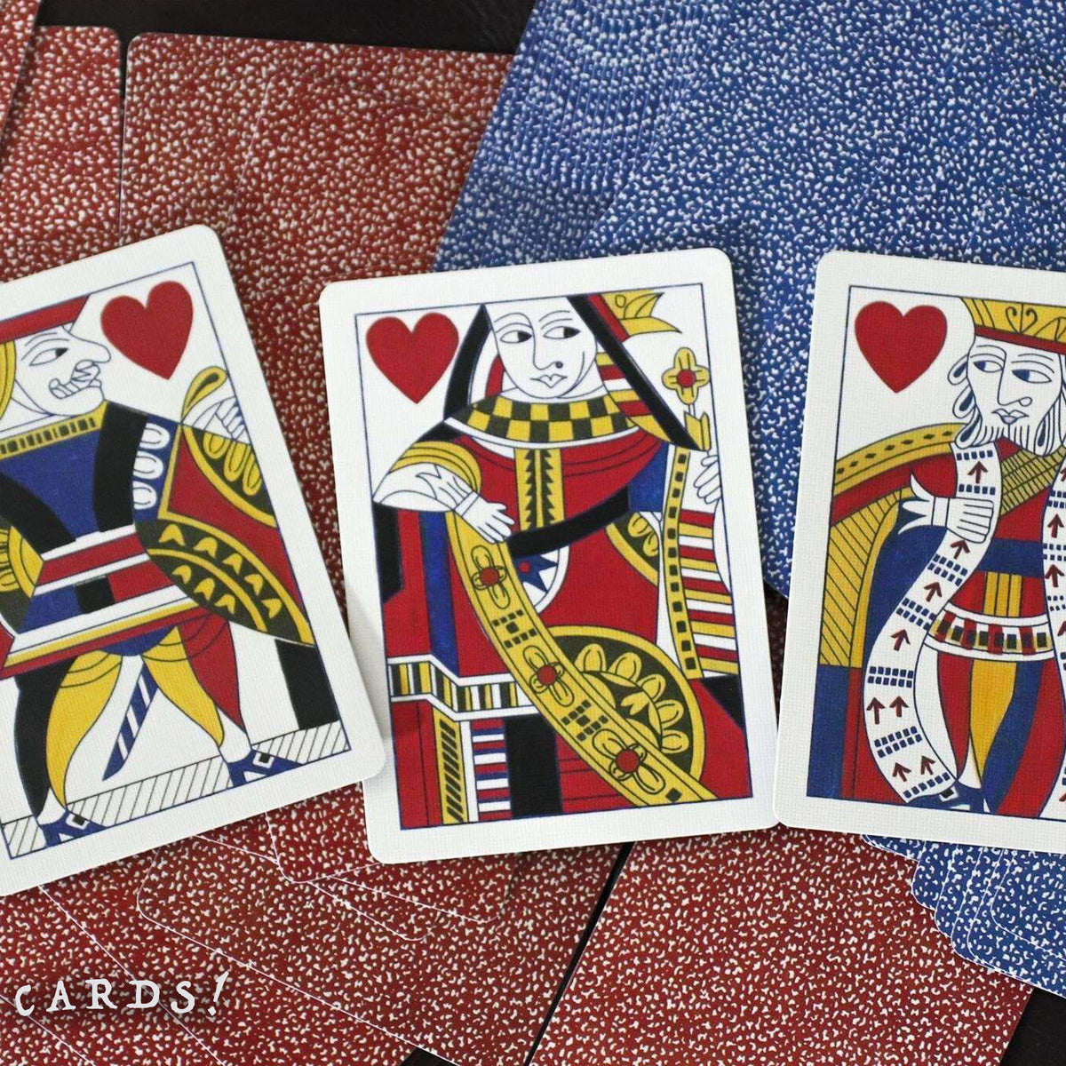 Limited Late 19th Century Square Faro (Snowflake Back) Playing Cards - The Lanes HK