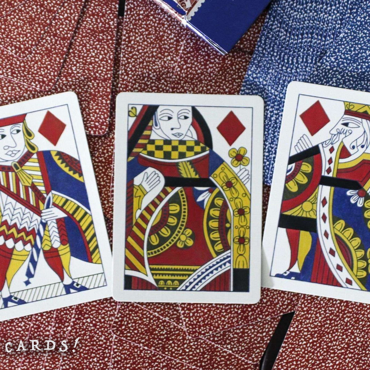 Limited Late 19th Century Square Faro (Snowflake Back) Playing Cards - The Lanes HK