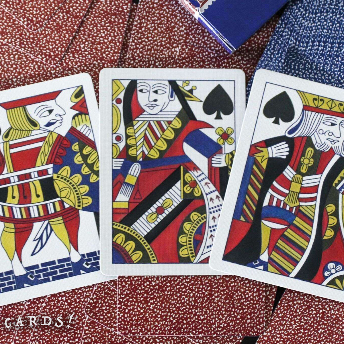 Limited Late 19th Century Square Faro (Snowflake Back) Playing Cards - The Lanes HK