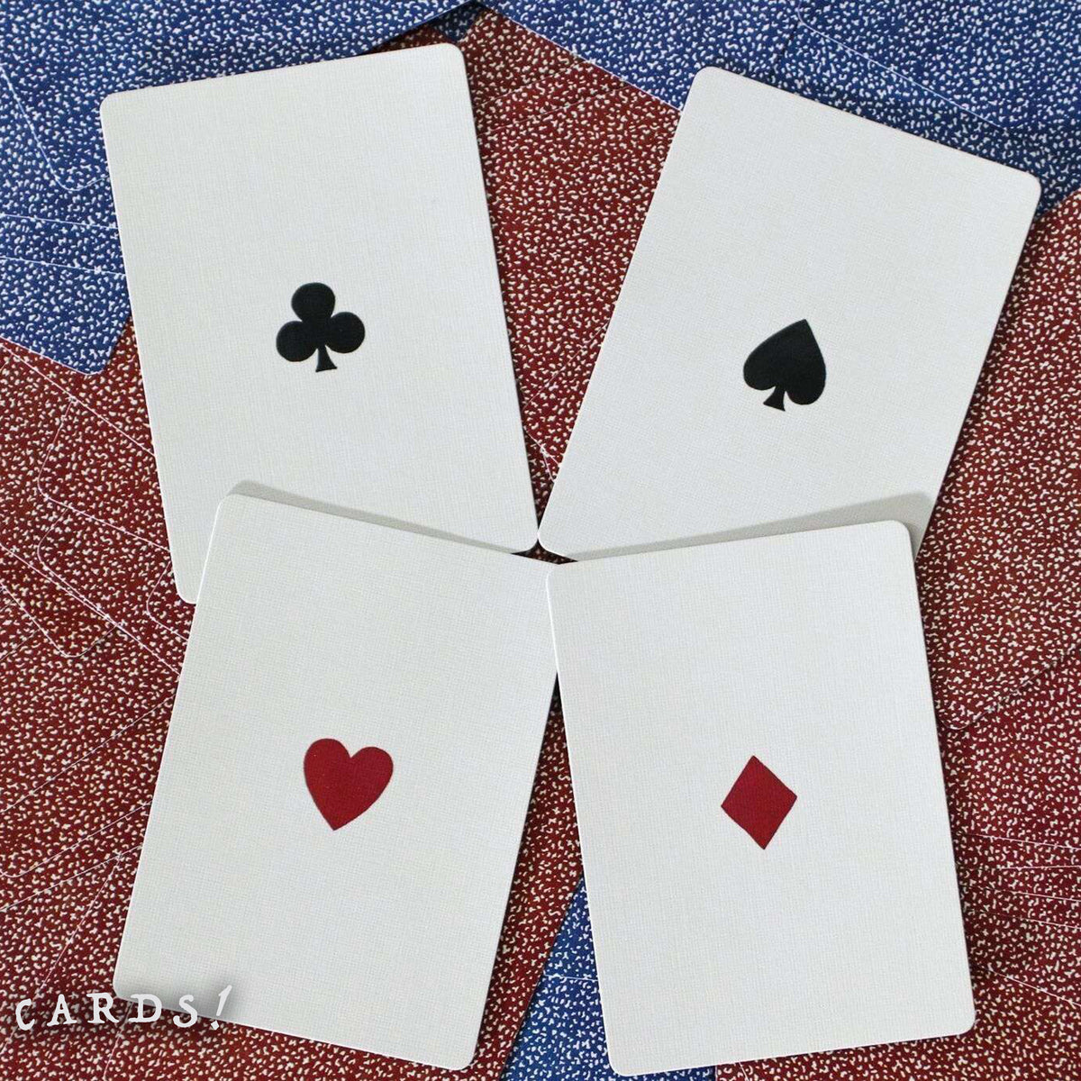 Limited Late 19th Century Square Faro (Snowflake Back) Playing Cards - The Lanes HK