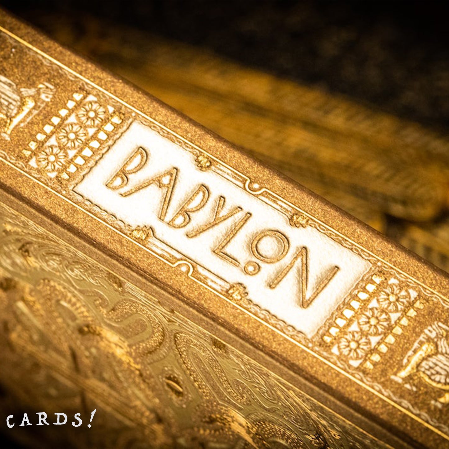 Babylon 巴比倫 啤牌 撲克牌 - 燙金色