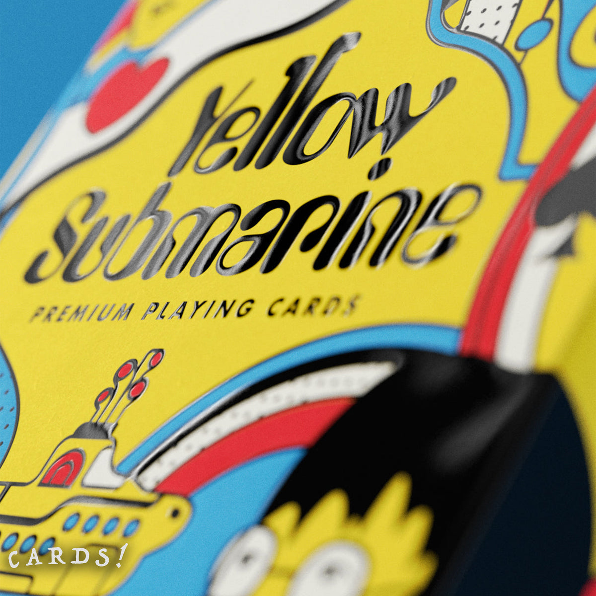 Yellow Submarine 披頭四 黃色潛水艇 啤牌 撲克牌 - 藍色 - The Lanes HK