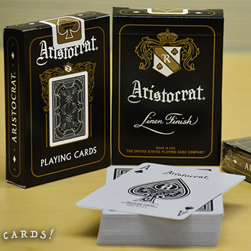 Aristocrat® Black 貴族 啤牌 撲克牌 - 黑色 - The Lanes HK