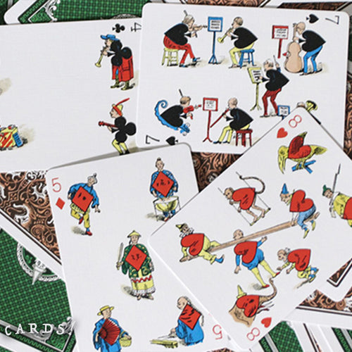 Vanity Fair No 41 綠色 燙金邊 啤牌 撲克牌 - The Lanes HK