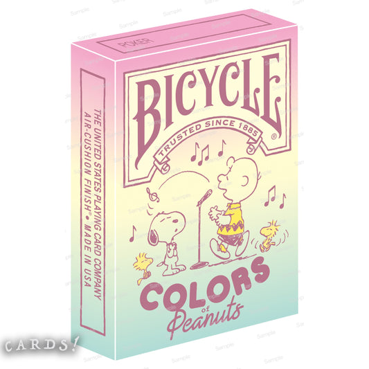 Bicycle® 花生動畫彩色 啤牌 撲克牌