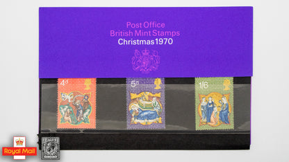 #022: 1970年 聖誕節 紀念郵票展示包