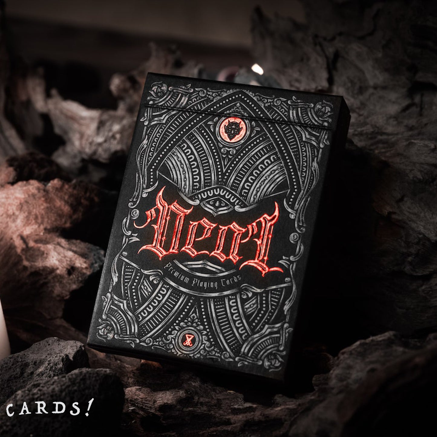 Deal with the Devil Playing Cards - Scarlet Red