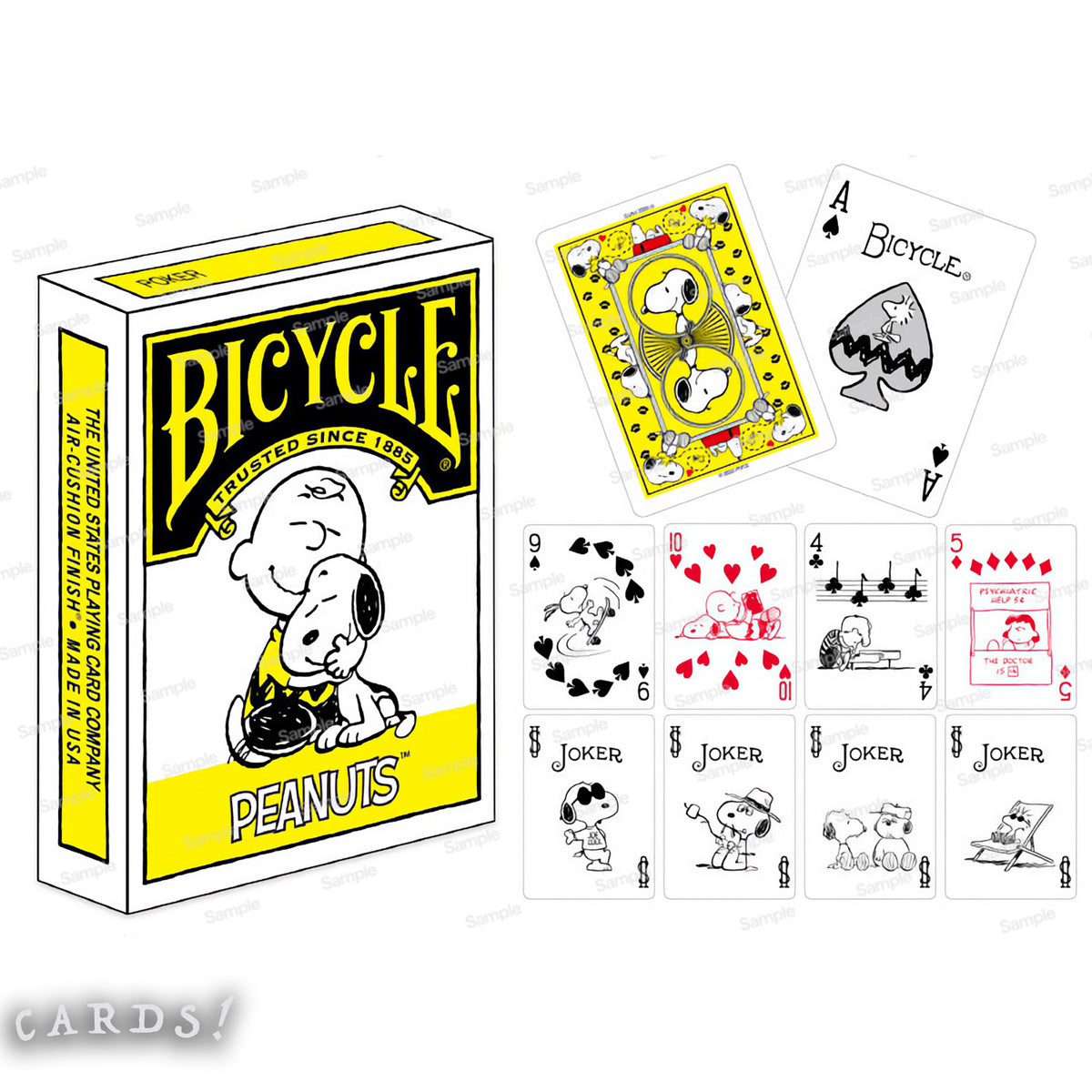 Bicycle Peanuts Playing Cards - The Lanes HK