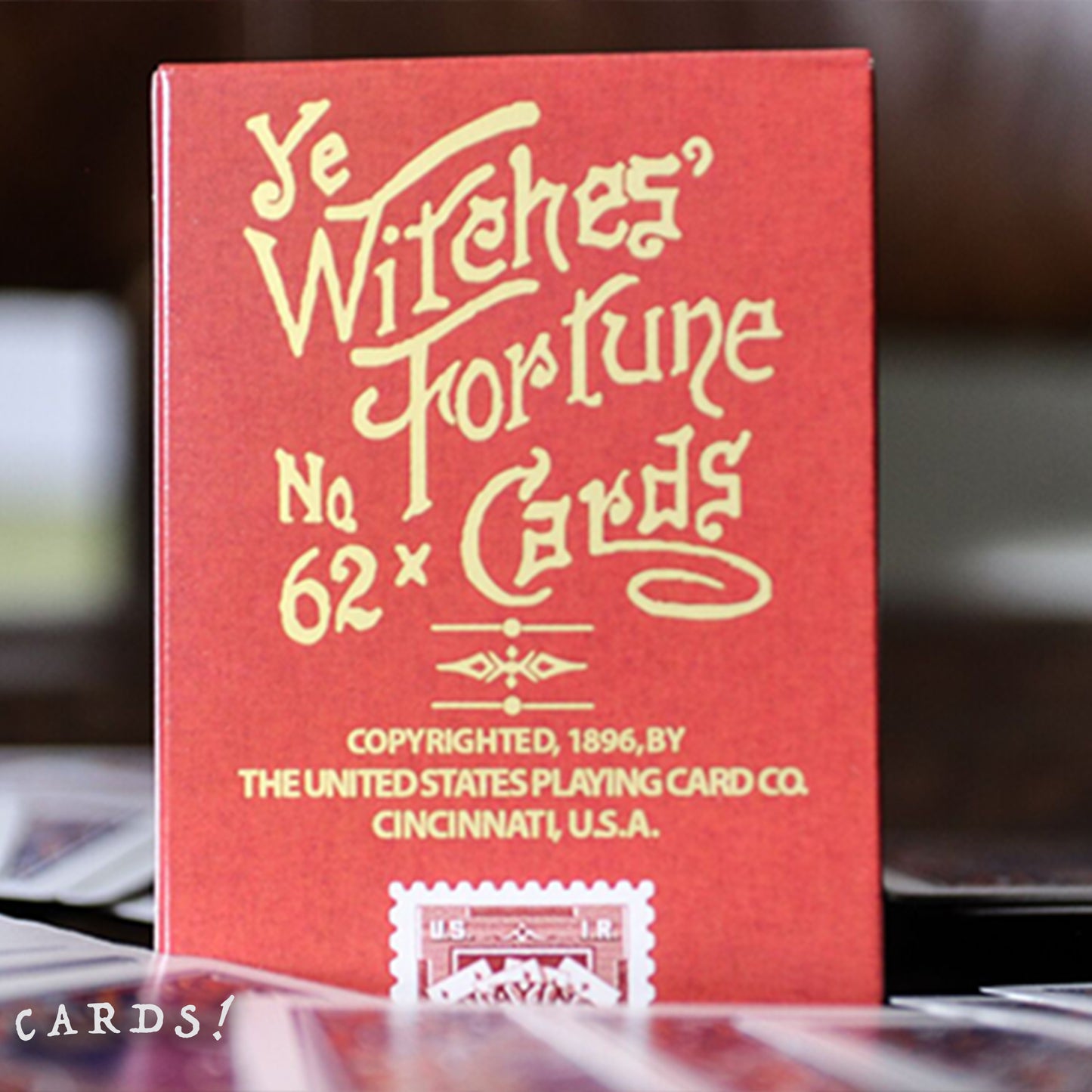 Ye Witches' Fortune Cards No 62 紅色 啤牌 撲克牌 - The Lanes HK