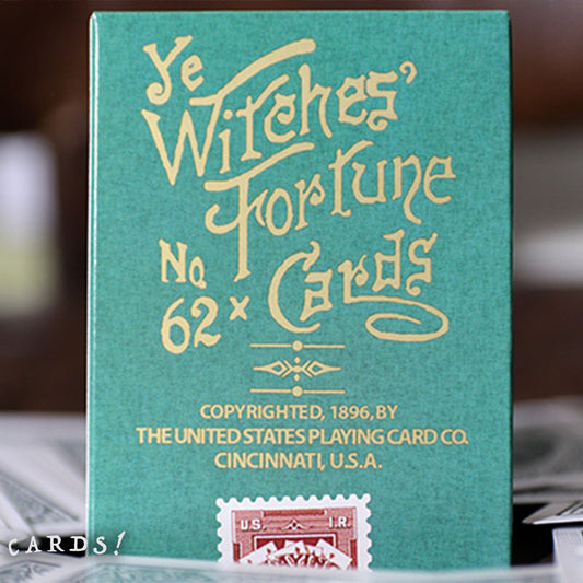 Ye Witches' Fortune Cards No 62 綠色 啤牌 撲克牌 - The Lanes HK