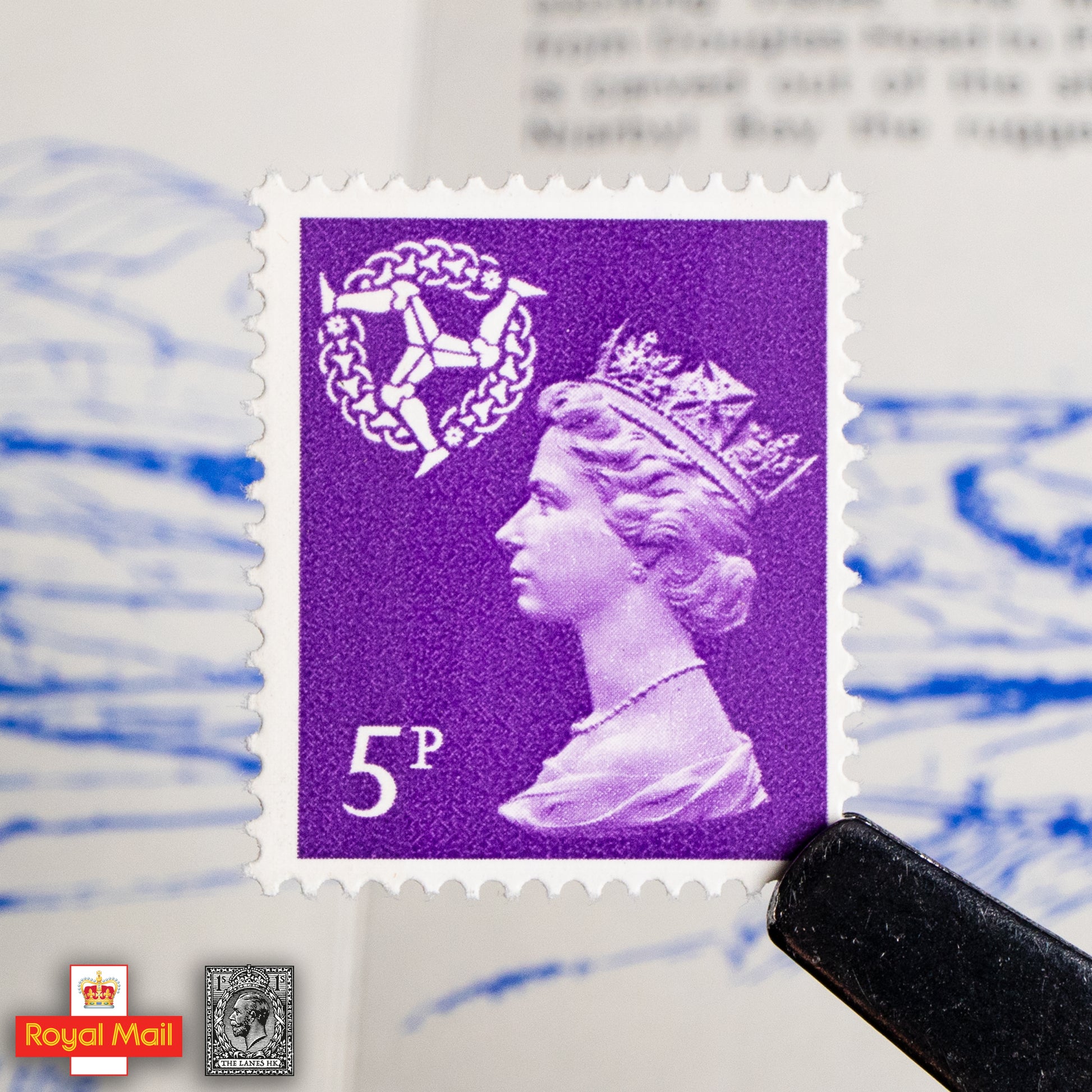 #030: 1971年 曼島地區 流通郵票演示包 - The Lanes HK
