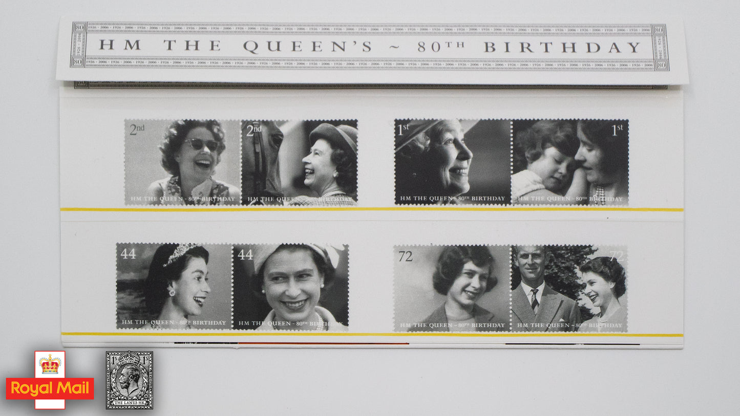 #383: 2006年 英女皇八十歲生日 紀念郵票展示包
