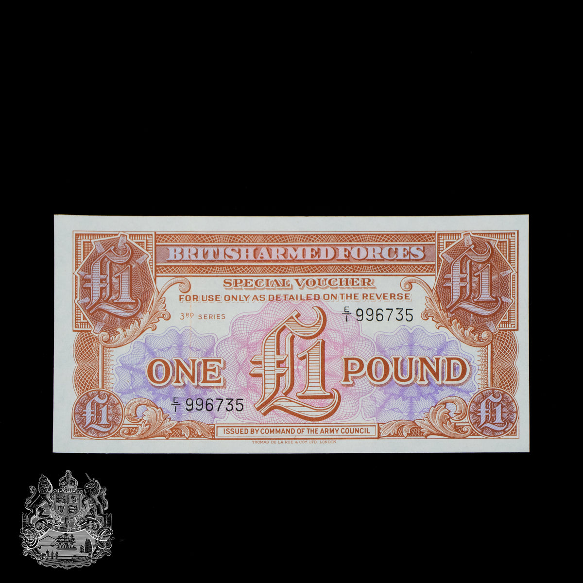 BAFSV 3rd Series £1 - The Lanes HK