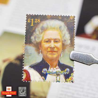 #485: 2013年 英女皇60年畫像 紀念郵票展示包