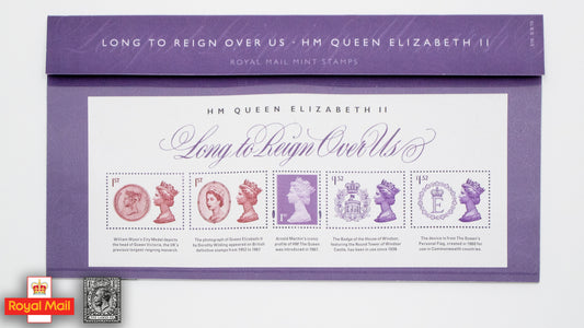 #516: 2015年 英國在位時間最長君主 紀念郵票展示包