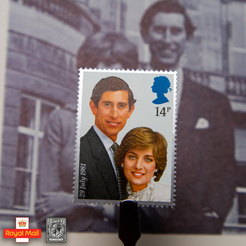 #127a: 1981年 查理斯皇子與戴安娜大婚 紀念郵票演示包 - The Lanes HK