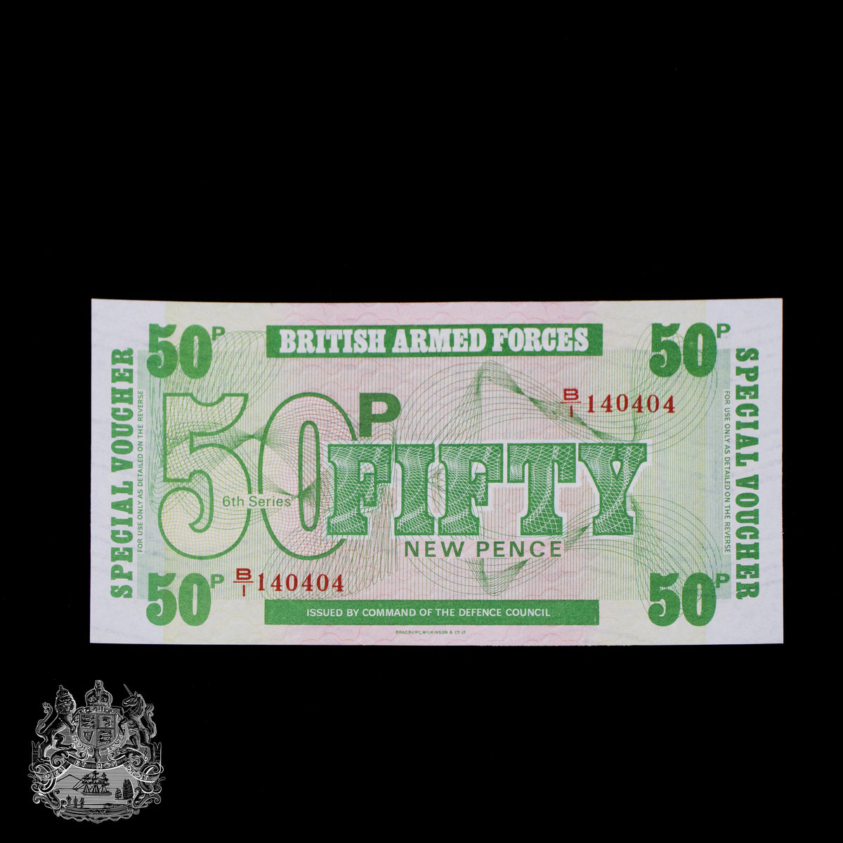BAFSV 6th Series 50p - The Lanes HK