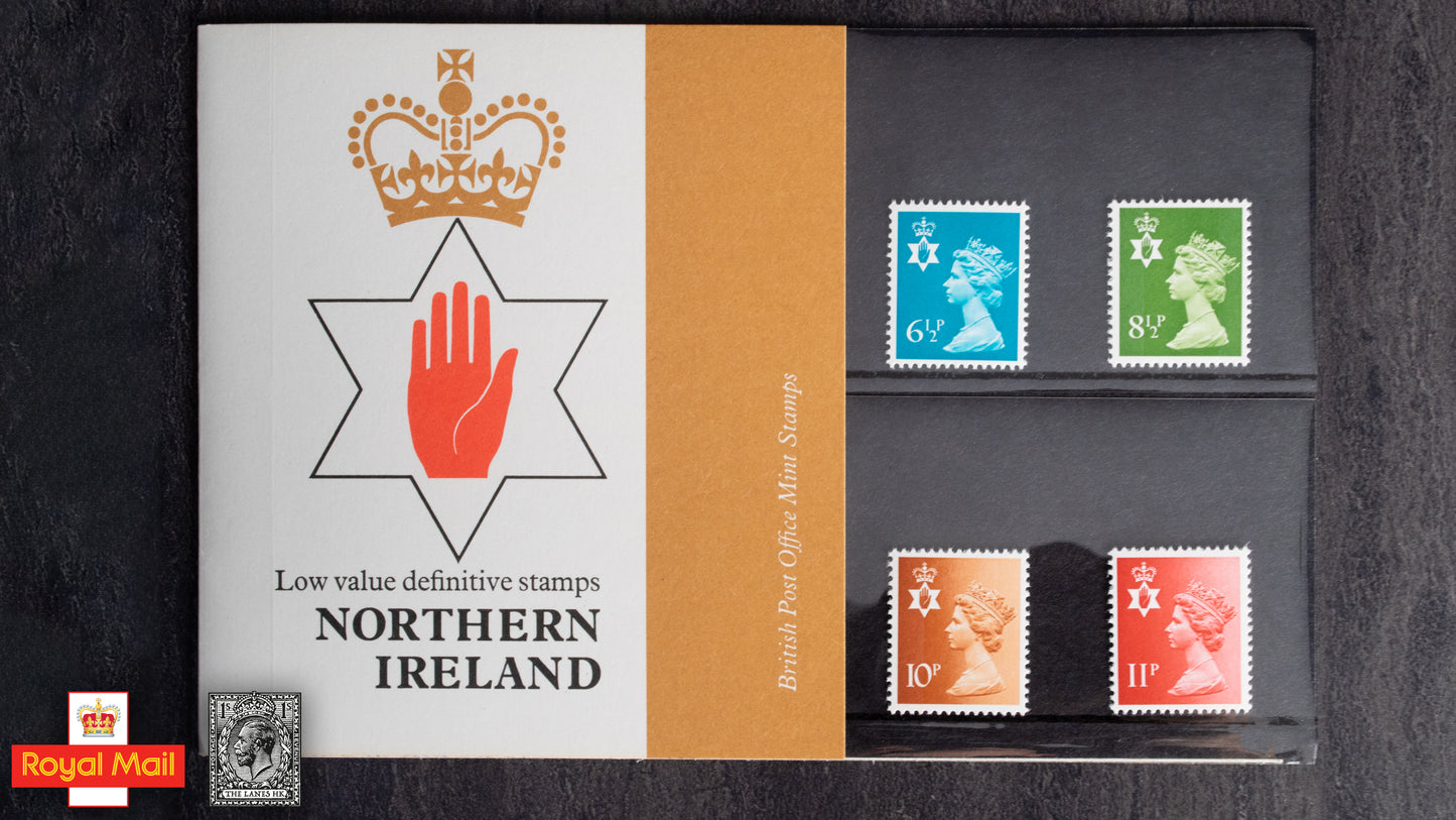 #084: 1976年 北愛爾蘭地區 流通郵票演示包 - The Lanes HK