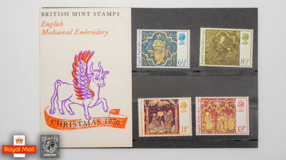#087: 1976 Christmas English Mediaeval Embroidery Presentation Pack