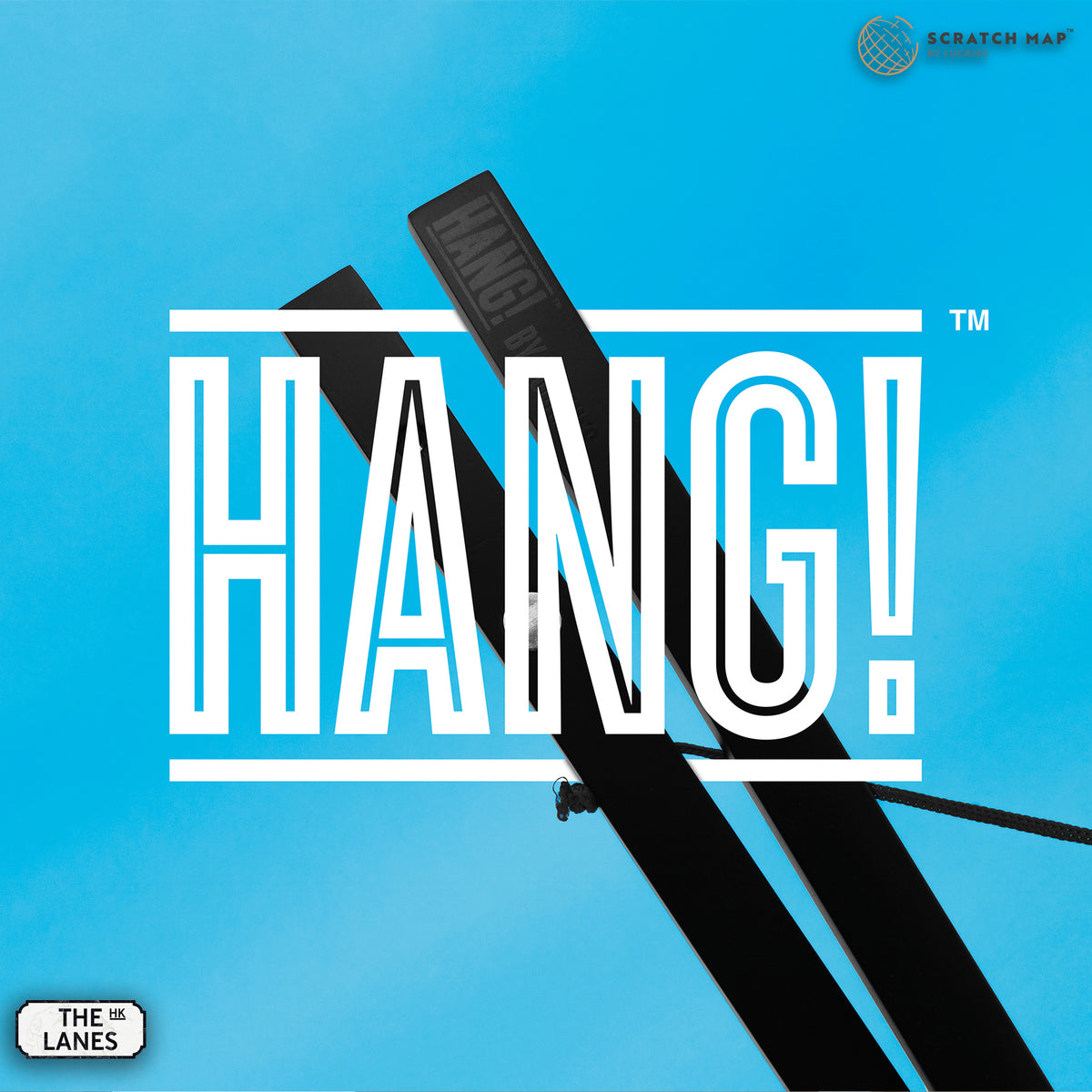 Hang! 刮刮地圖 掛架 - The Lanes HK