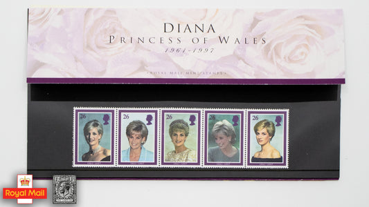 #N/A: 1998年 戴安娜王妃 紀念郵票展示包
