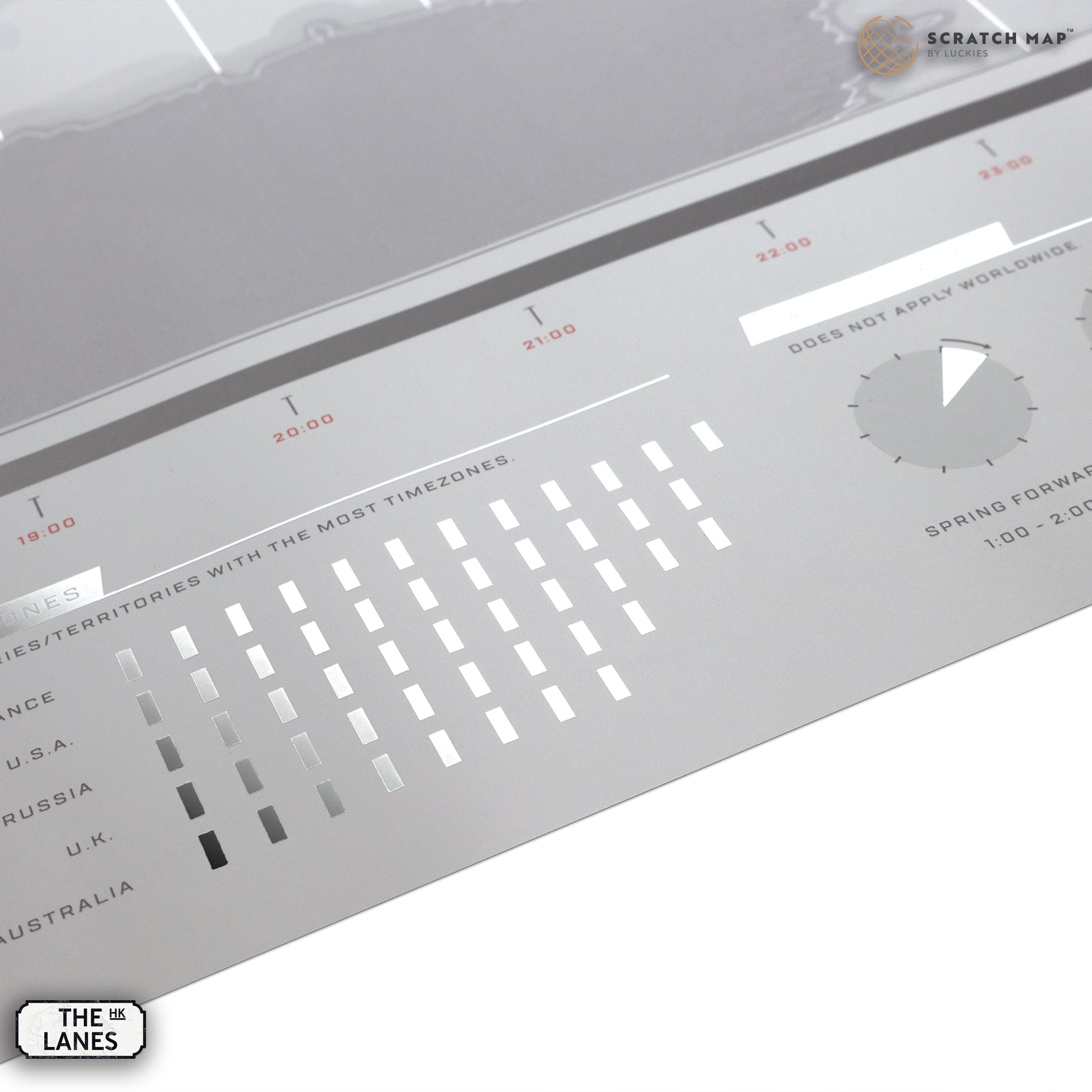 Scratch Map® Platinum – The Lanes HK